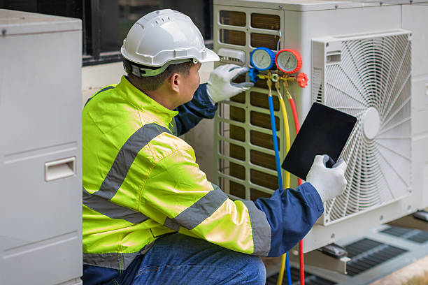 Professional Hvac technician working in Elkhart, KS